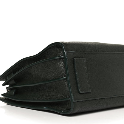 Saint Laurent Grained Calfskin Baby Sac De Jour Souple Dark Green 8 of 12