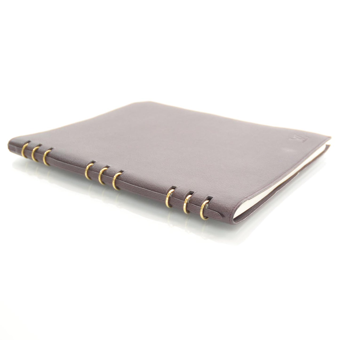 Leather Dedalus Agenda Cover Acajou
