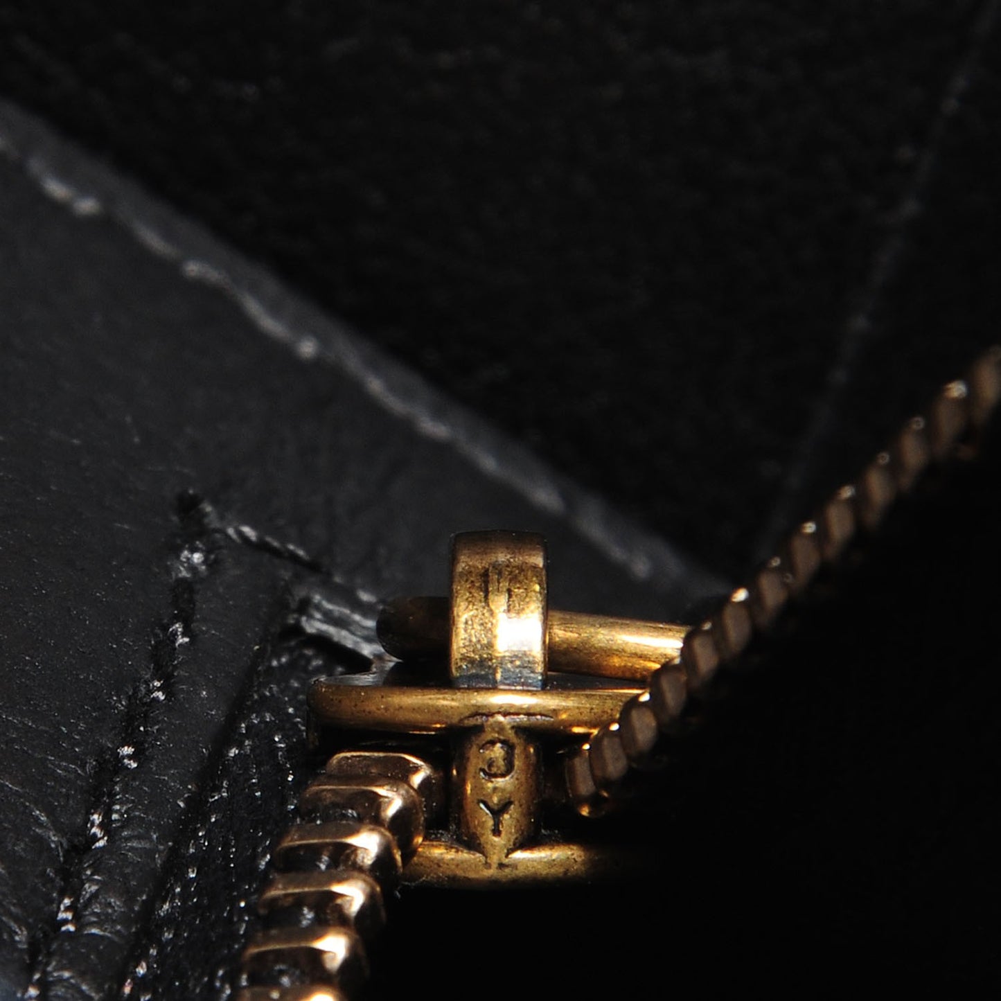 Lambskin Floral Vertical Cabas Potiron