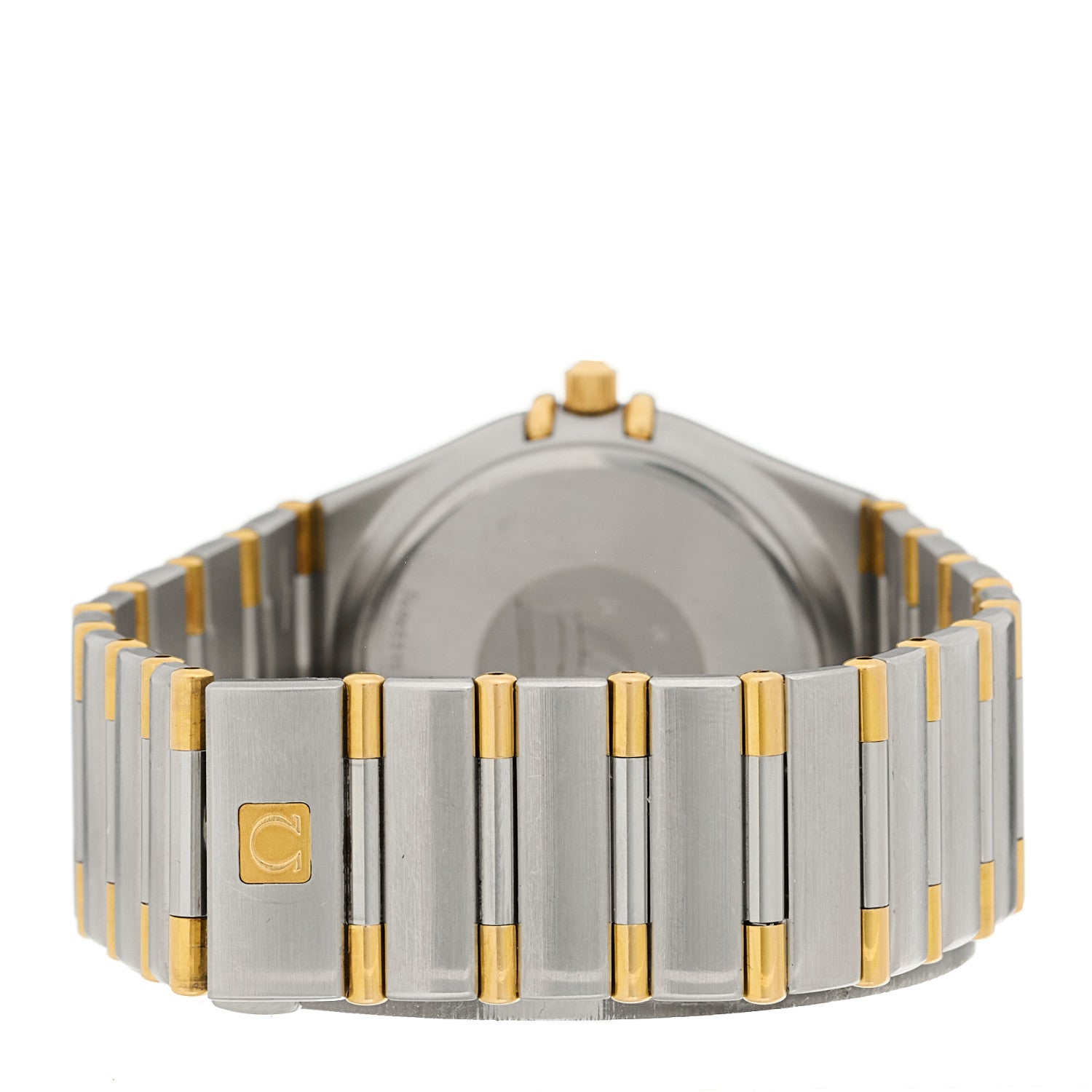 Omega Stainless Steel 18K Yellow Gold 33mm Constellation Quartz Watch White 1312.30 3 of 4