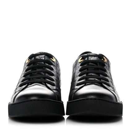 Louis Vuitton Monogram Calfskin Stellar Sneakers 37 Black 2 of 8