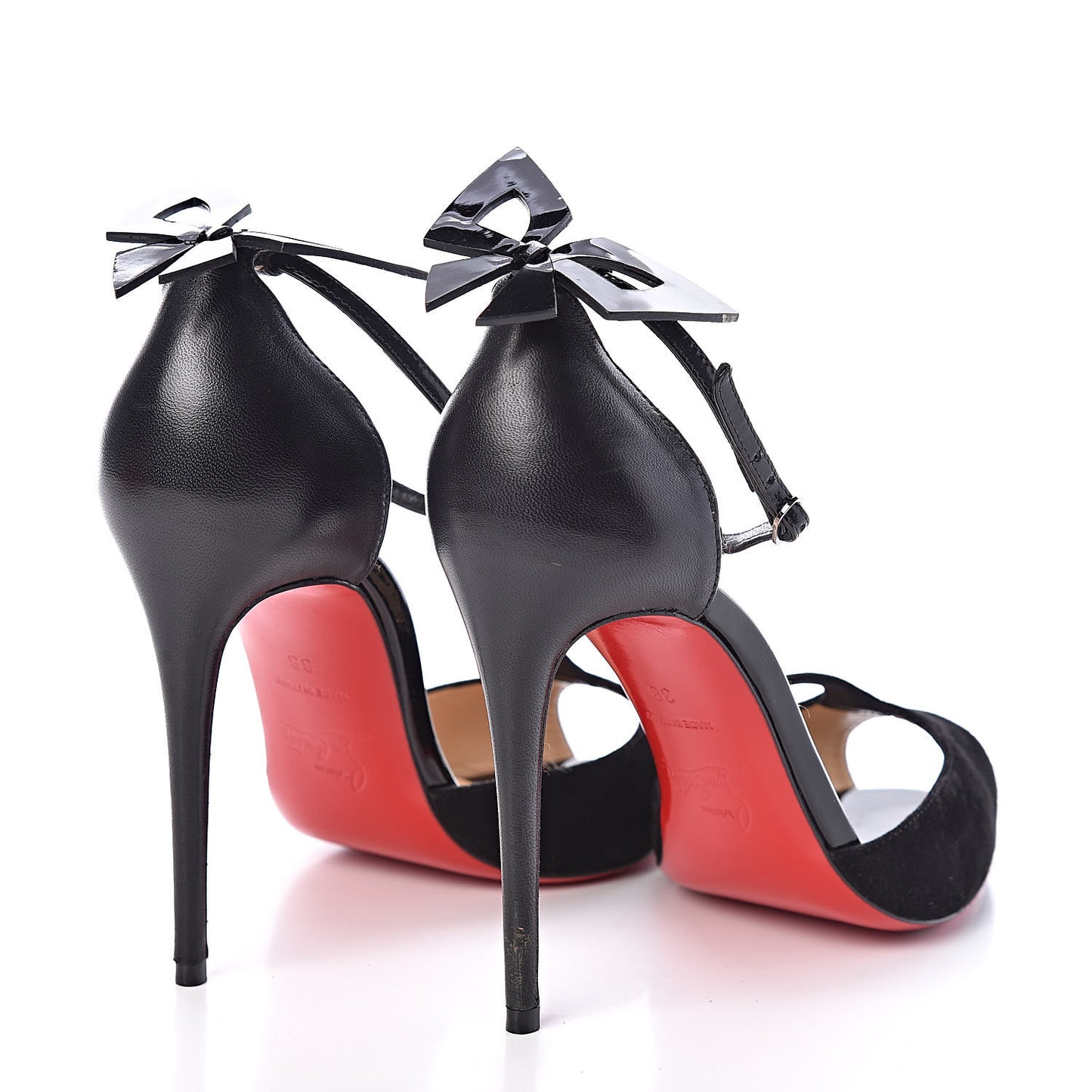 Suede Patent Shiny Nappa Aribak 100 Pumps 38 Black
