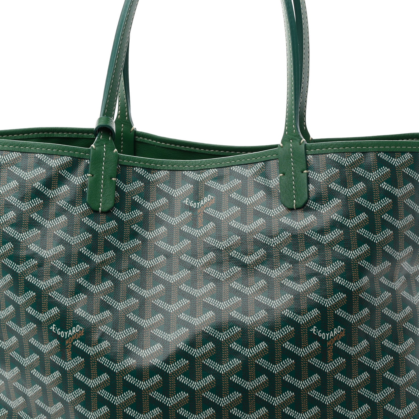 Goyardine Reversible Anjou PM Green