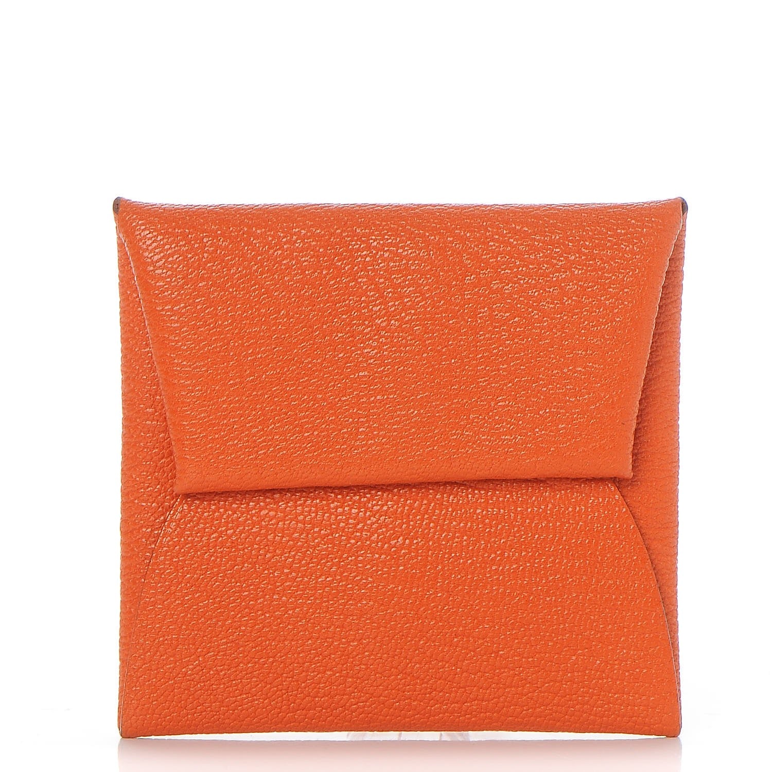 Hermes Chevre Mysore Bastia Coin Purse Feu 1 of 8
