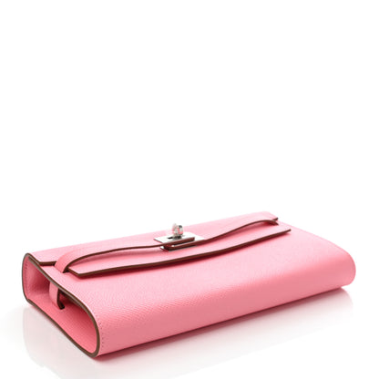 Hermes Epsom Kelly Wallet To Go Rose Confetti 4 of 6
