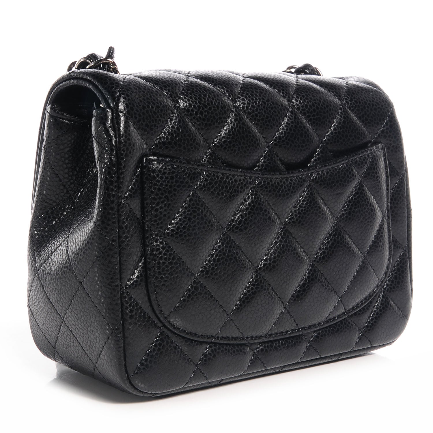 Chanel Caviar Quilted Mini Square Flap Bag Black 3 of 9