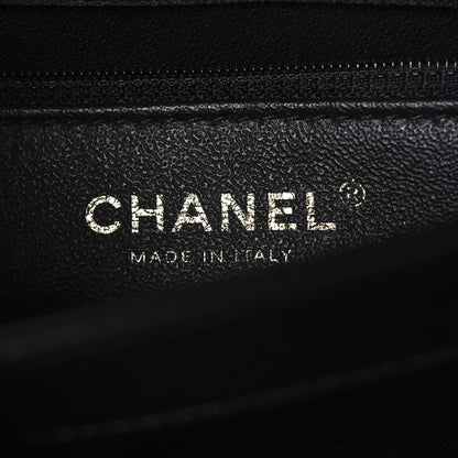 Chanel Lambskin Quilted Small Trendy CC Top Handle Flap Black 6 of 10
