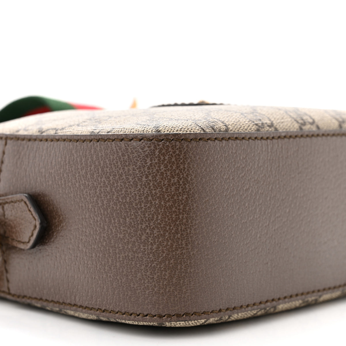 Gucci GG Supreme Monogram Web Neo Vintage Shoulder Bag Beige New Acero Crop 9 of 10
