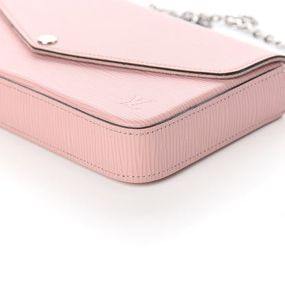 Louis Vuitton Epi Pochette Felicie Rose Ballerine 9 of 10