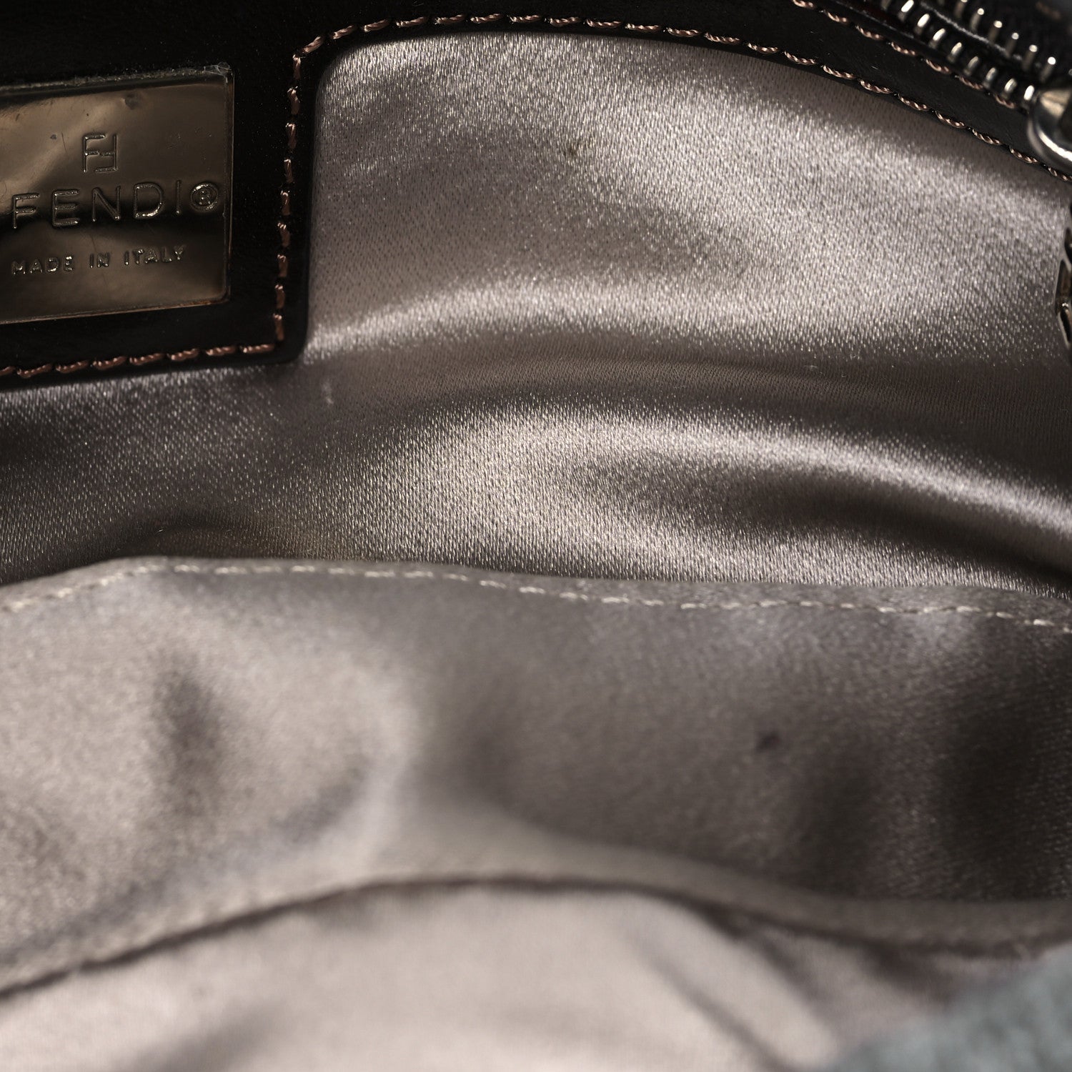 Fendi Knit Baguette Dark Grey 6 of 10