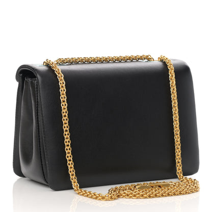 Valentino Garavani Nappa One Stud Chain Clutch Black 3 of 10