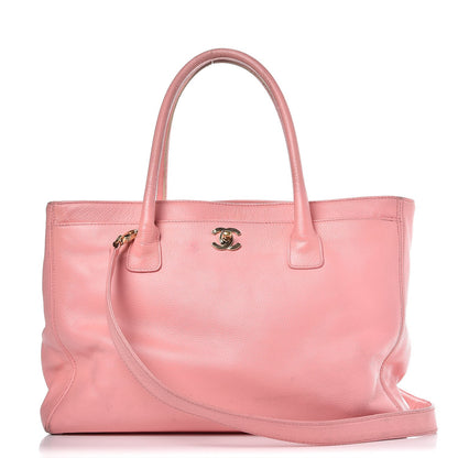 Chanel Calfskin Cerf Shopper Tote Pink 1 of 20
