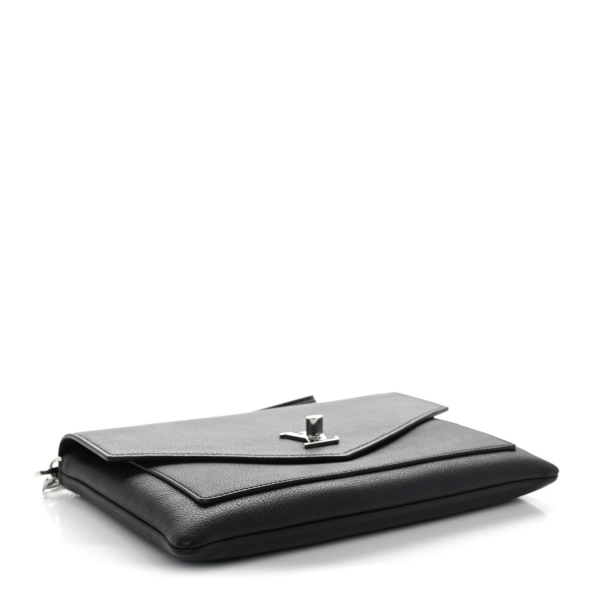 Soft Calfskin My Lockme Chain Pochette Black