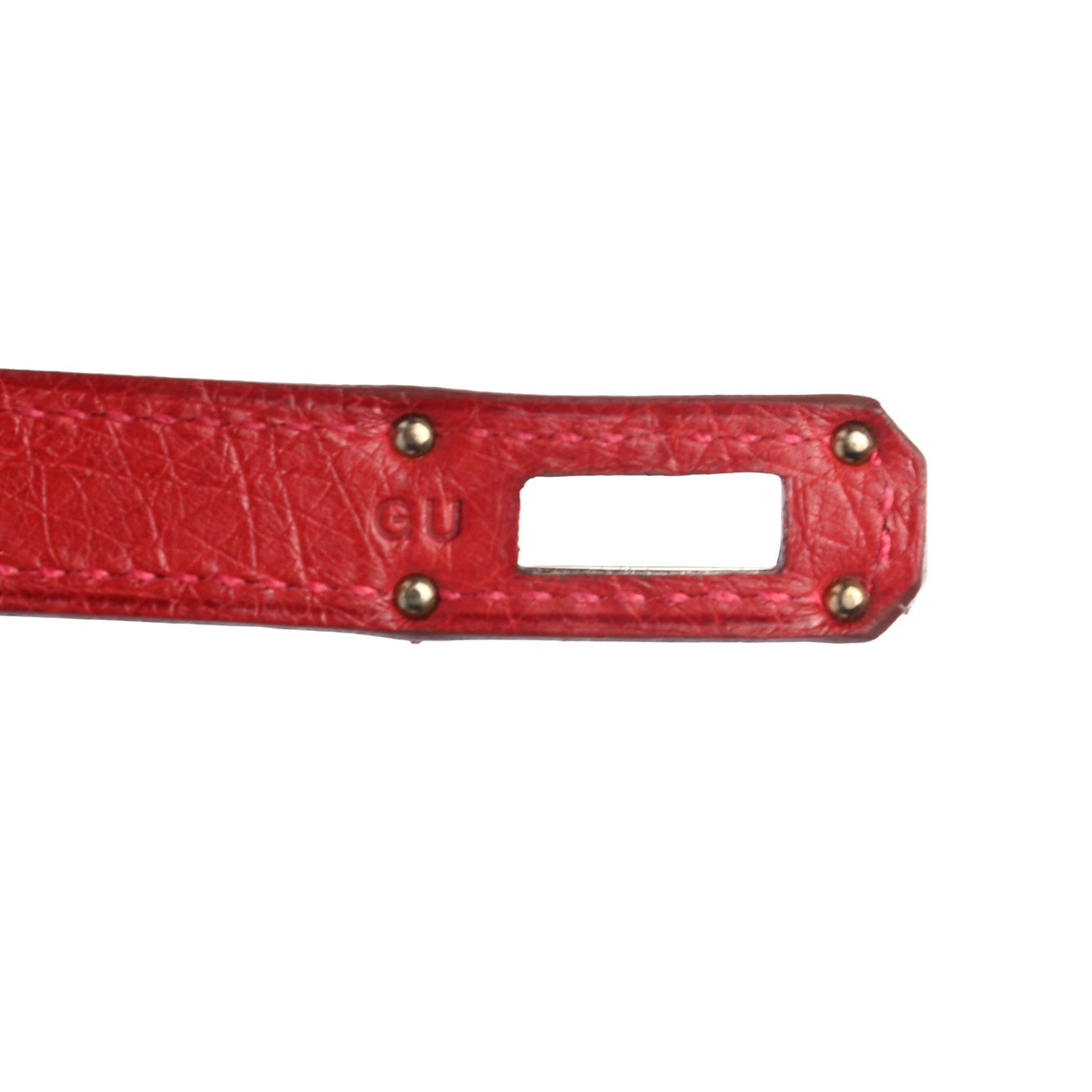 Hermes Ostrich Kelly Longue Wallet Rouge Vif 6 of 7