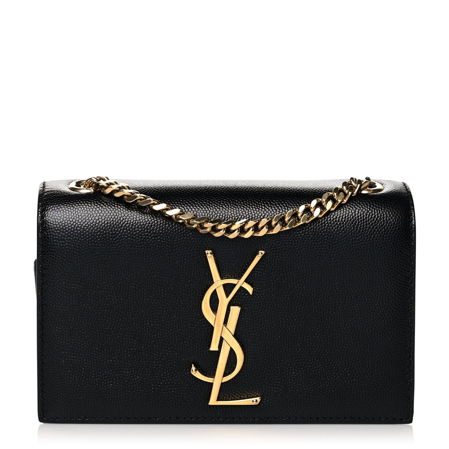 Grain De Poudre Small Monogram Kate Satchel Black
