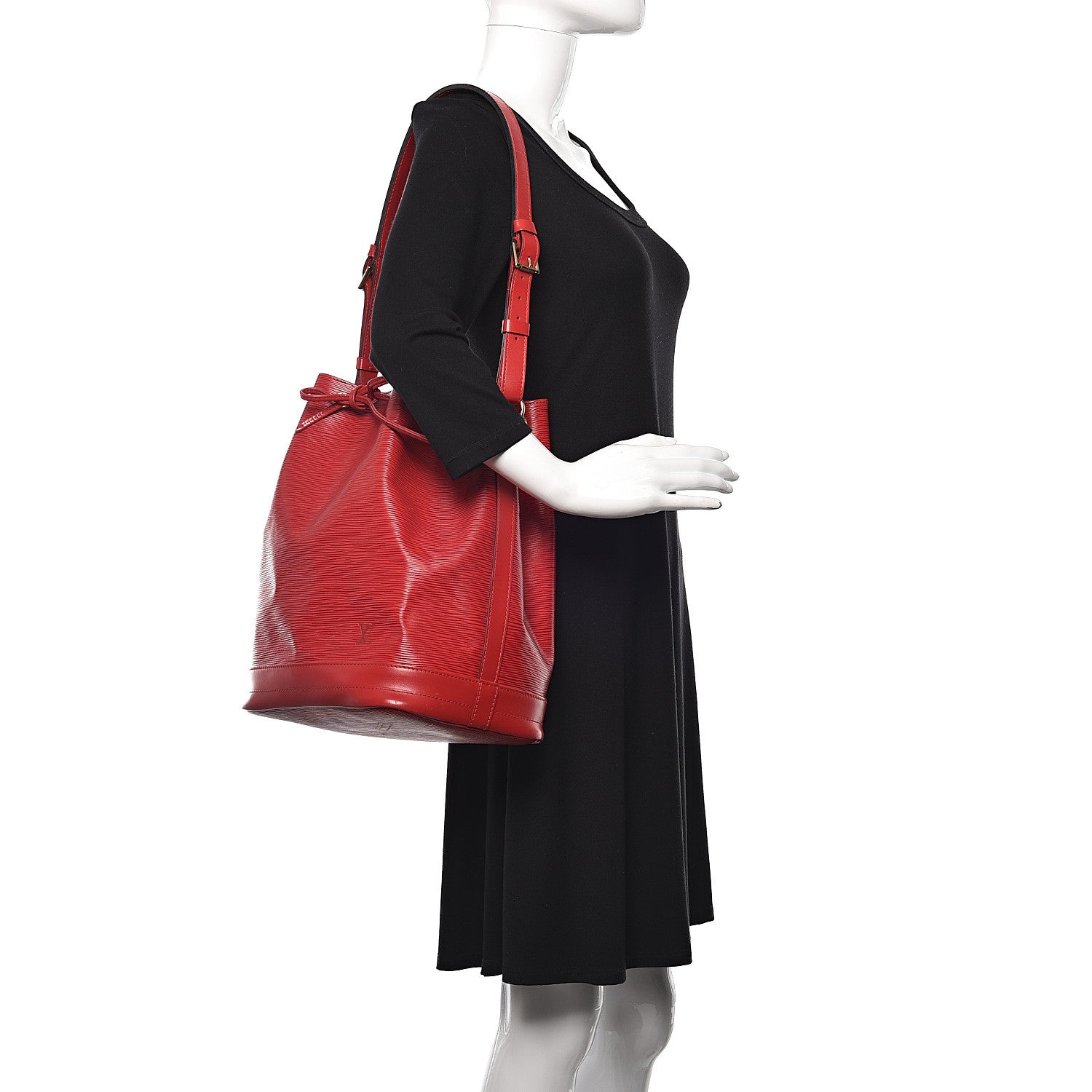 Louis Vuitton Epi Noe Castillan Red 2 of 10