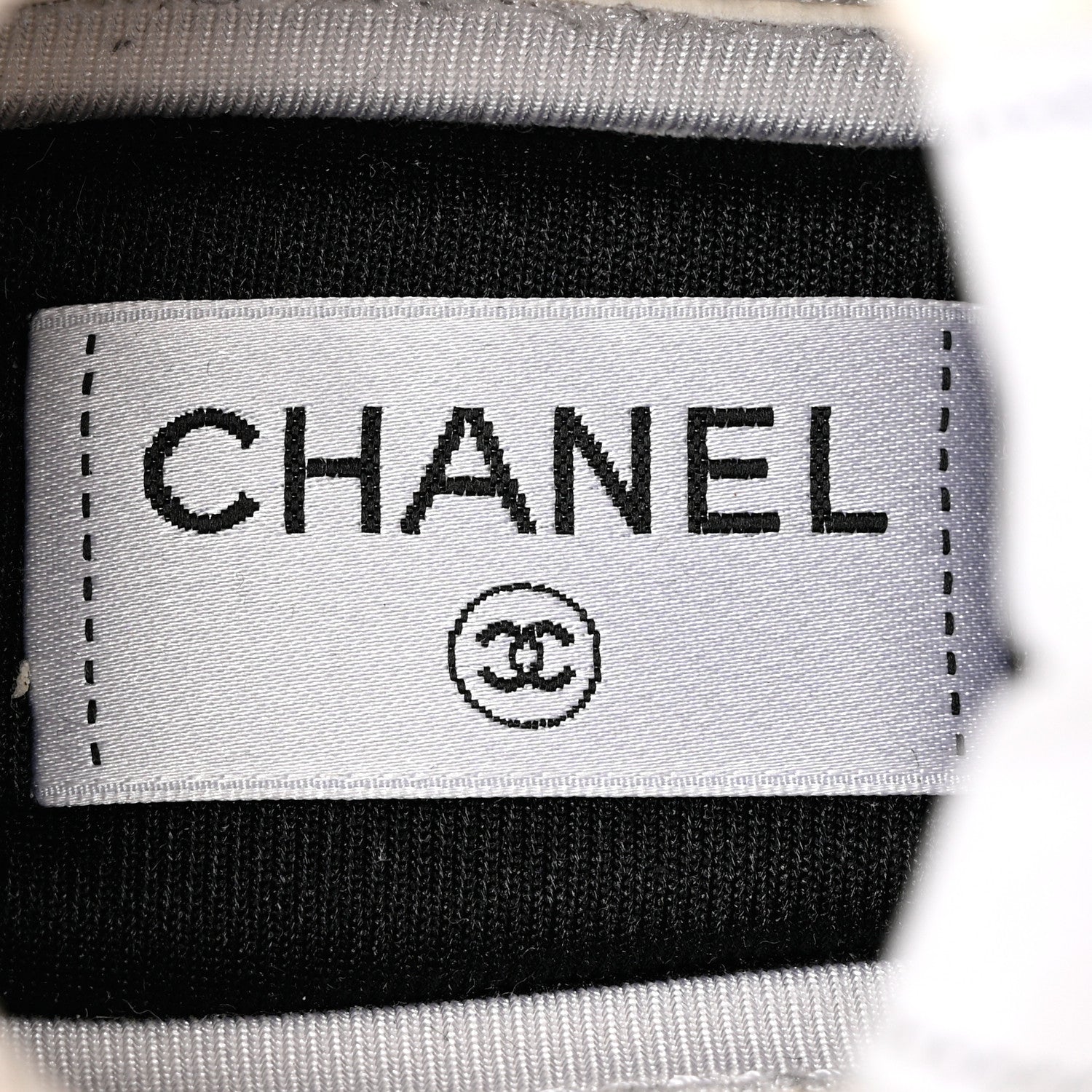 Chanel Fabric Laminated Calfskin Stretch CC Sneakers 37 White Silver 7 of 19