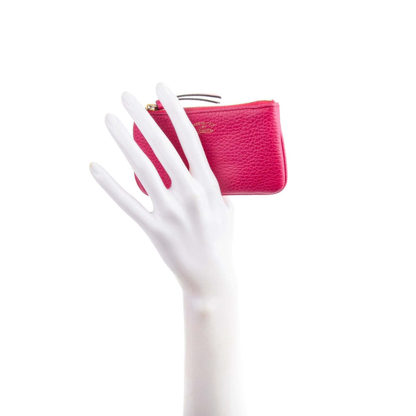 Dollar Calfskin Swing Key Case Blossom