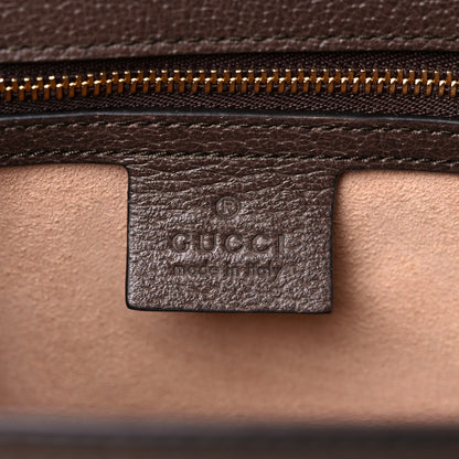 Gucci GG Supreme Monogram Web Small Ophidia Flap Messenger Bag Brown 6 of 12