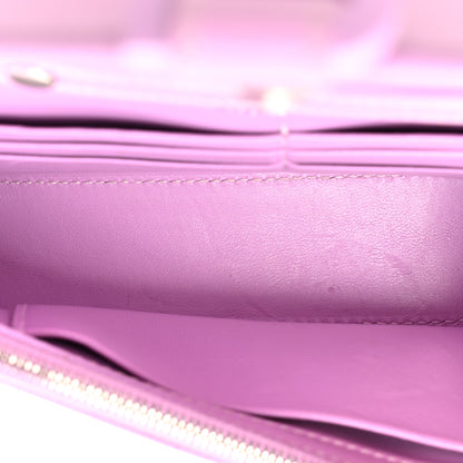 Balenciaga Shiny Box Calfskin Tonal B Hourglass Chain Bag Liliac 5 of 18