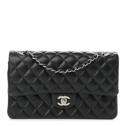 Chanel Lambskin Quilted Medium Double Flap Black 1 of 12