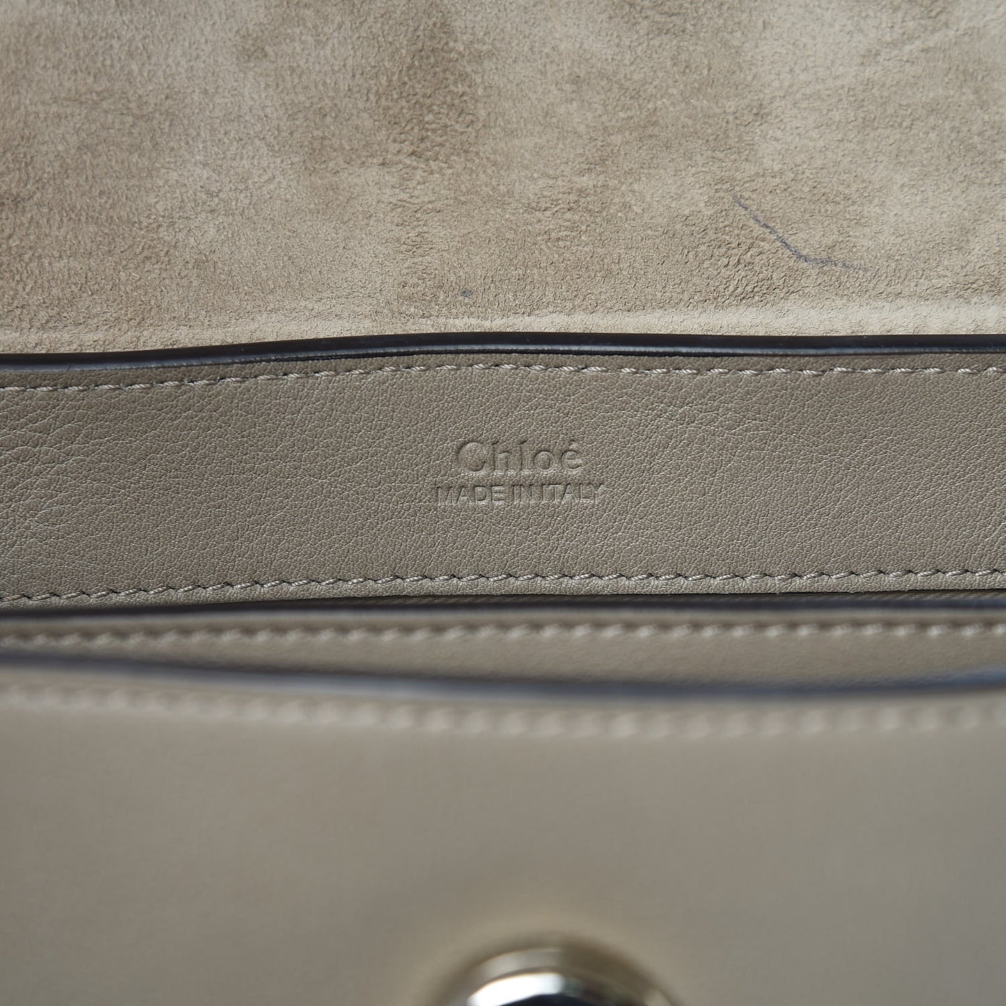 Calfskin Mini Faye Day Shoulder Bag Motty Grey