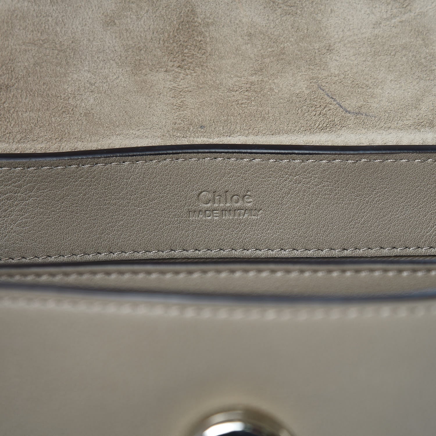 Chloe Calfskin Mini Faye Day Shoulder Bag Motty Grey 8 of 10