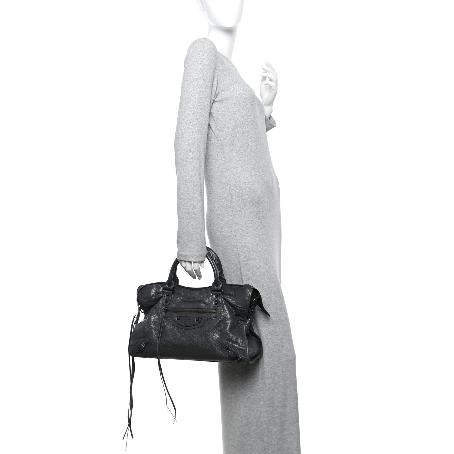 Balenciaga Agneau Classic Hardware City Anthracite 2 of 11