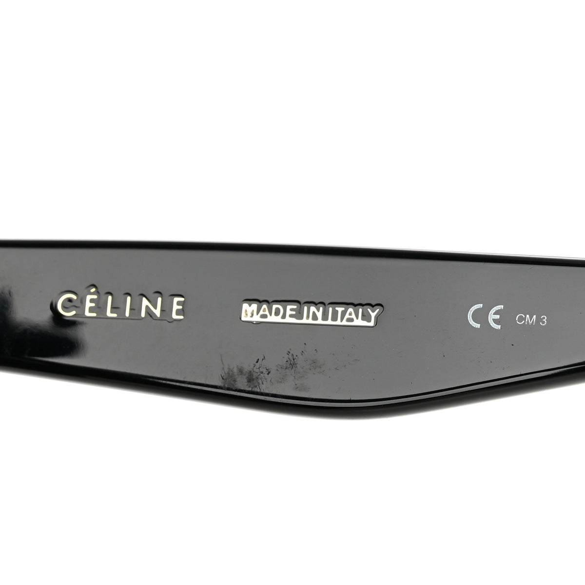 Celine Acetate Tilda Sunglasses CL 41076/S Black 5 of 6