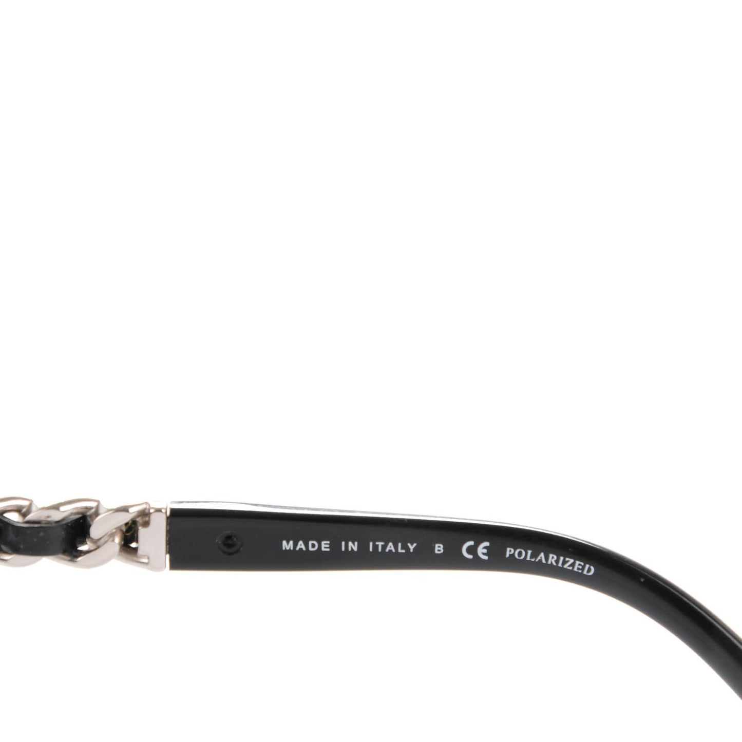 Cat Eye Chain Polarized Sunglasses 5260-Q Black