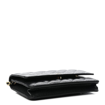 Chanel Caviar Quilted Wallet On Chain WOC Black 3 of 5