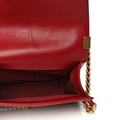 Chanel Calfskin Quilted Medium Boy Flap Red 4 of 21