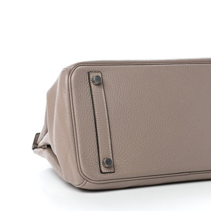 Hermes Togo Birkin 30 Gris Tourterelle 8 of 9