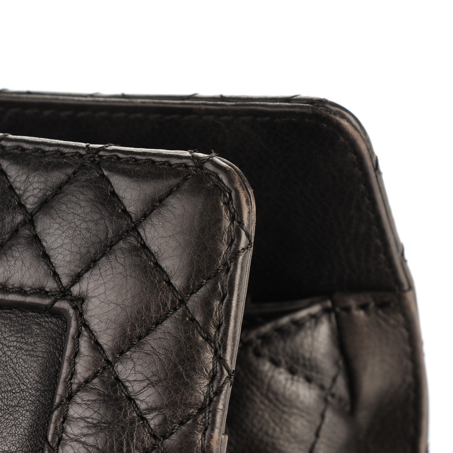 Chanel Calfskin Boy Reverso Shopping Tote Black 8 of 10