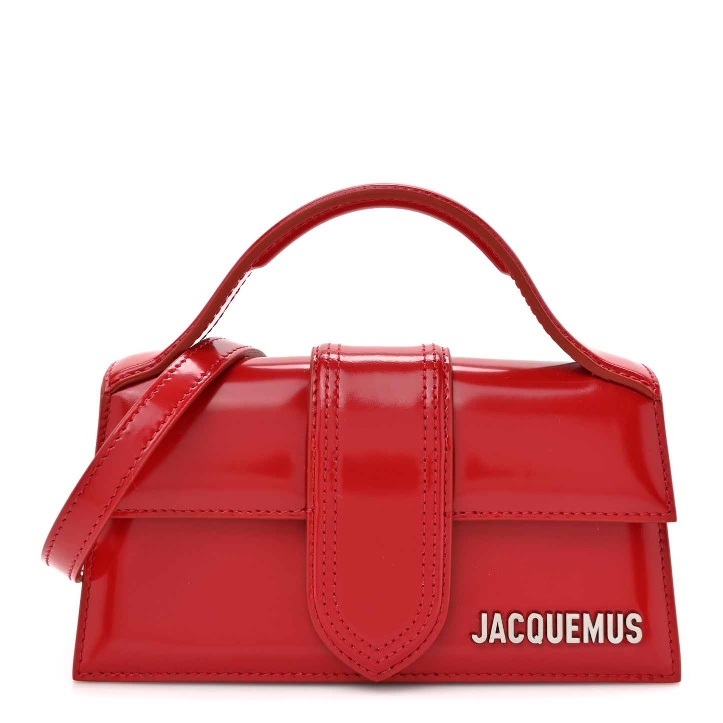 Glazed Calfskin Le Bambino Red