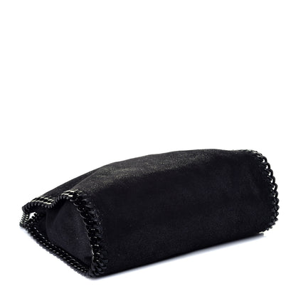 Stella McCartney Shaggy Deer Mini Falabella Fold Over Tote Black 4 of 8