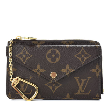 Louis Vuitton Monogram Recto Verso Card Holder Black 1 of 7