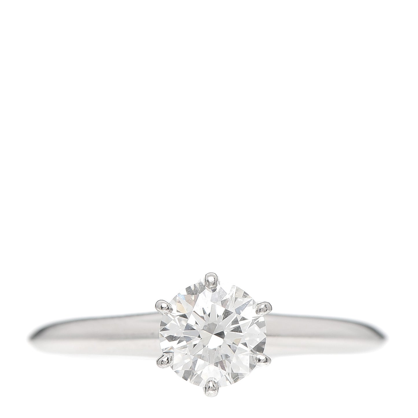 Platinum Diamond 1.08ct Solitaire Engagement Ring 62 10