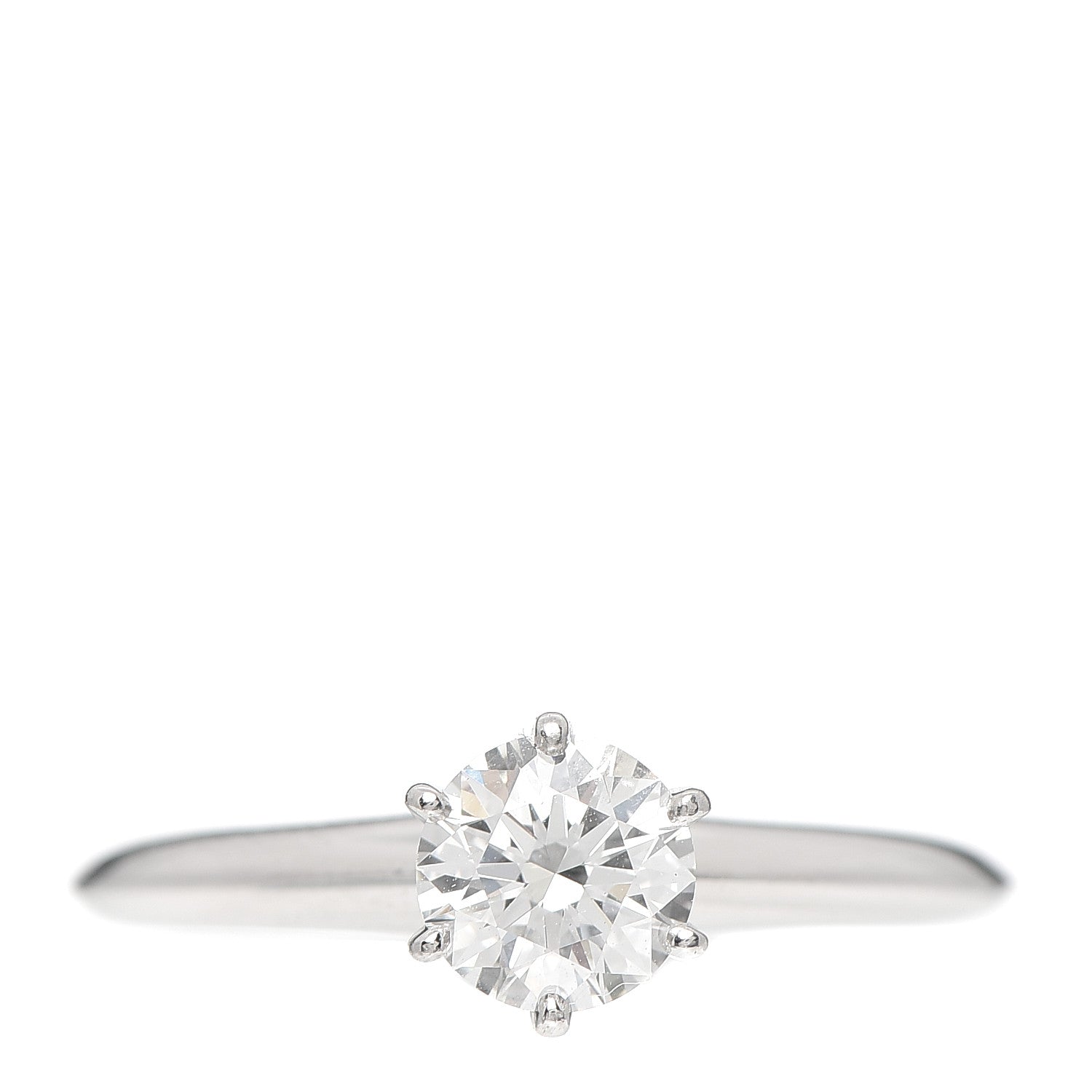 Tiffany Platinum Diamond 1.08ct Solitaire Engagement Ring 62 10 1 of 6