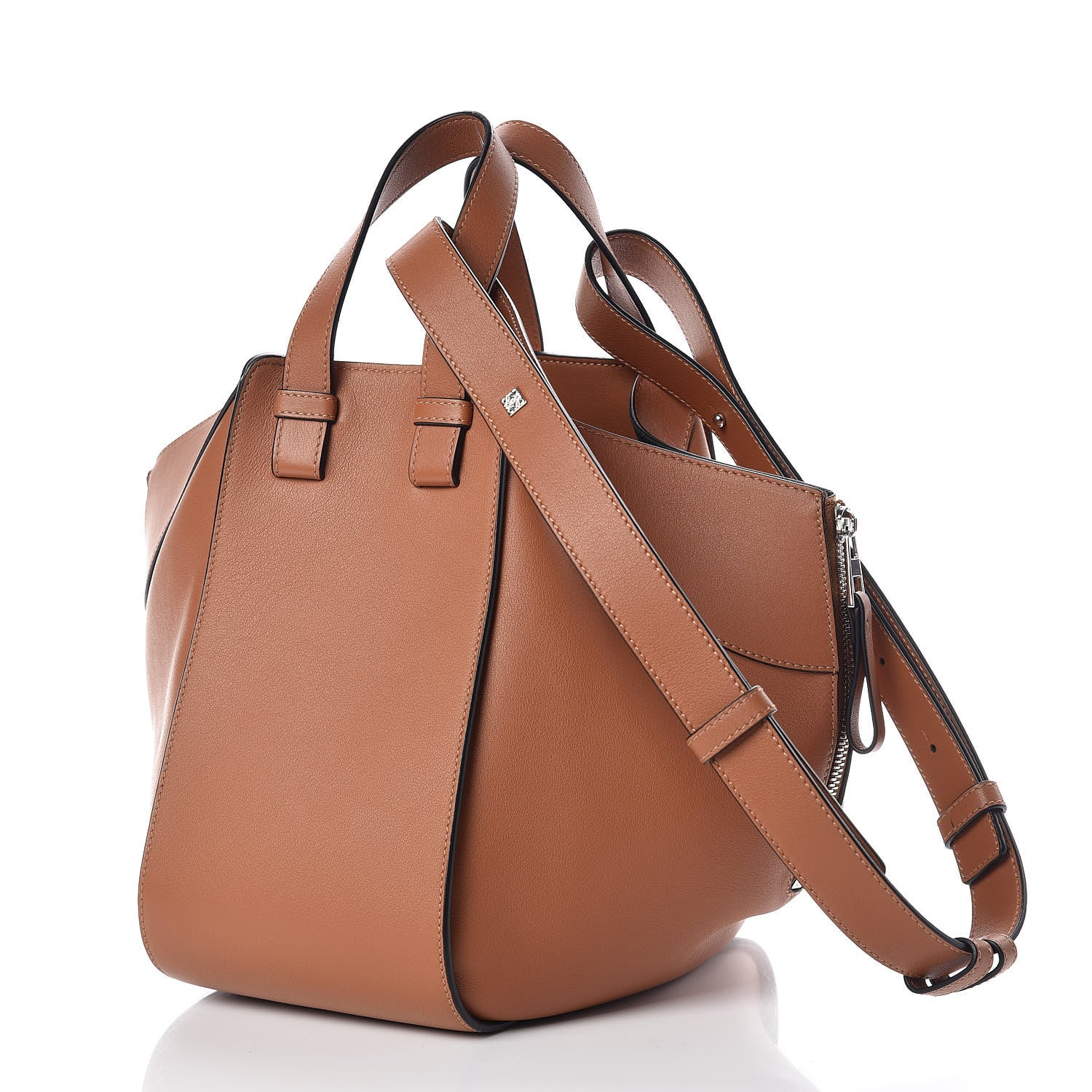 Loewe Calfskin Small Hammock Shoulder Bag Tan 3 of 9