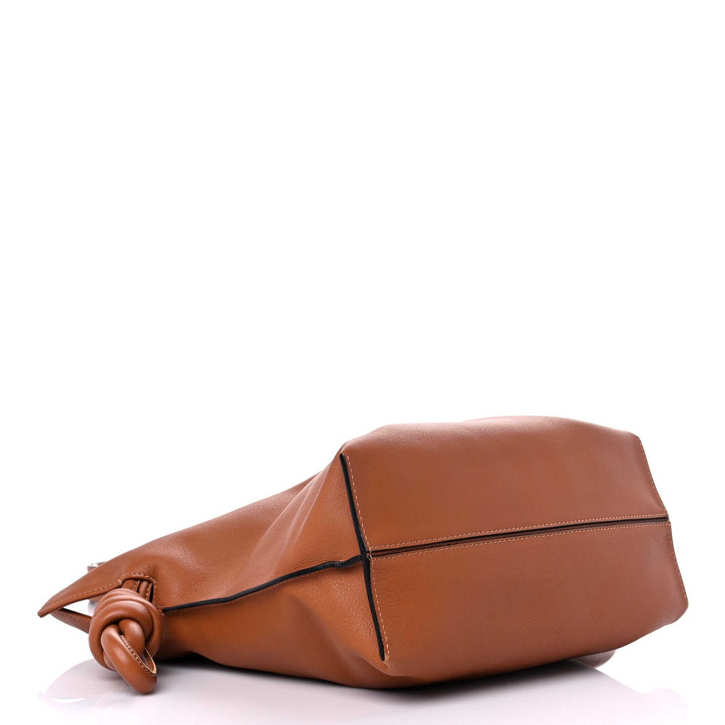 Nappa Medium Flamenco Knot Bag Tan