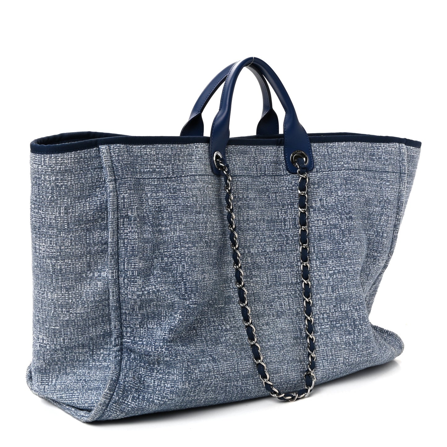 Canvas Extra Large Deauville Tote Blue