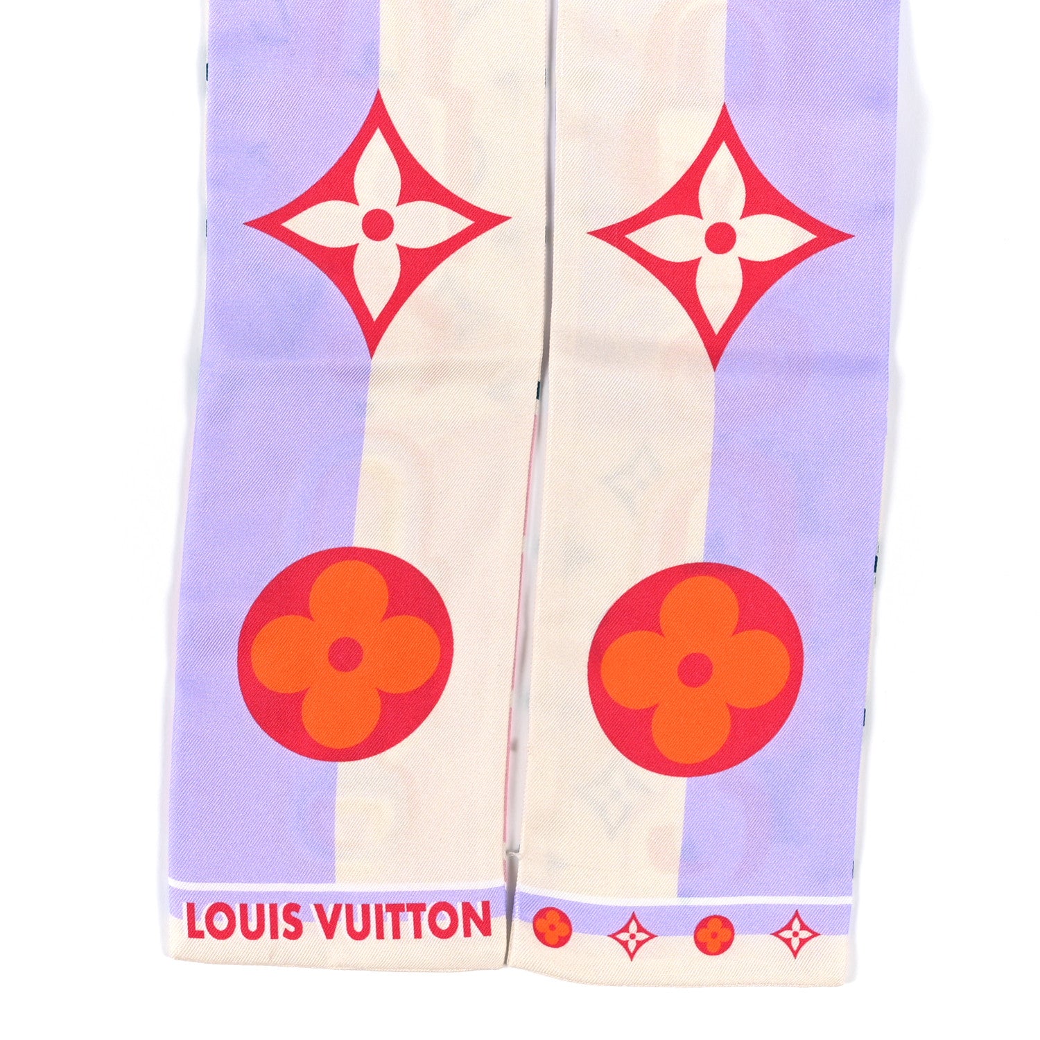 Louis Vuitton Silk LV Unlocked Bandeau Pink 2 of 3