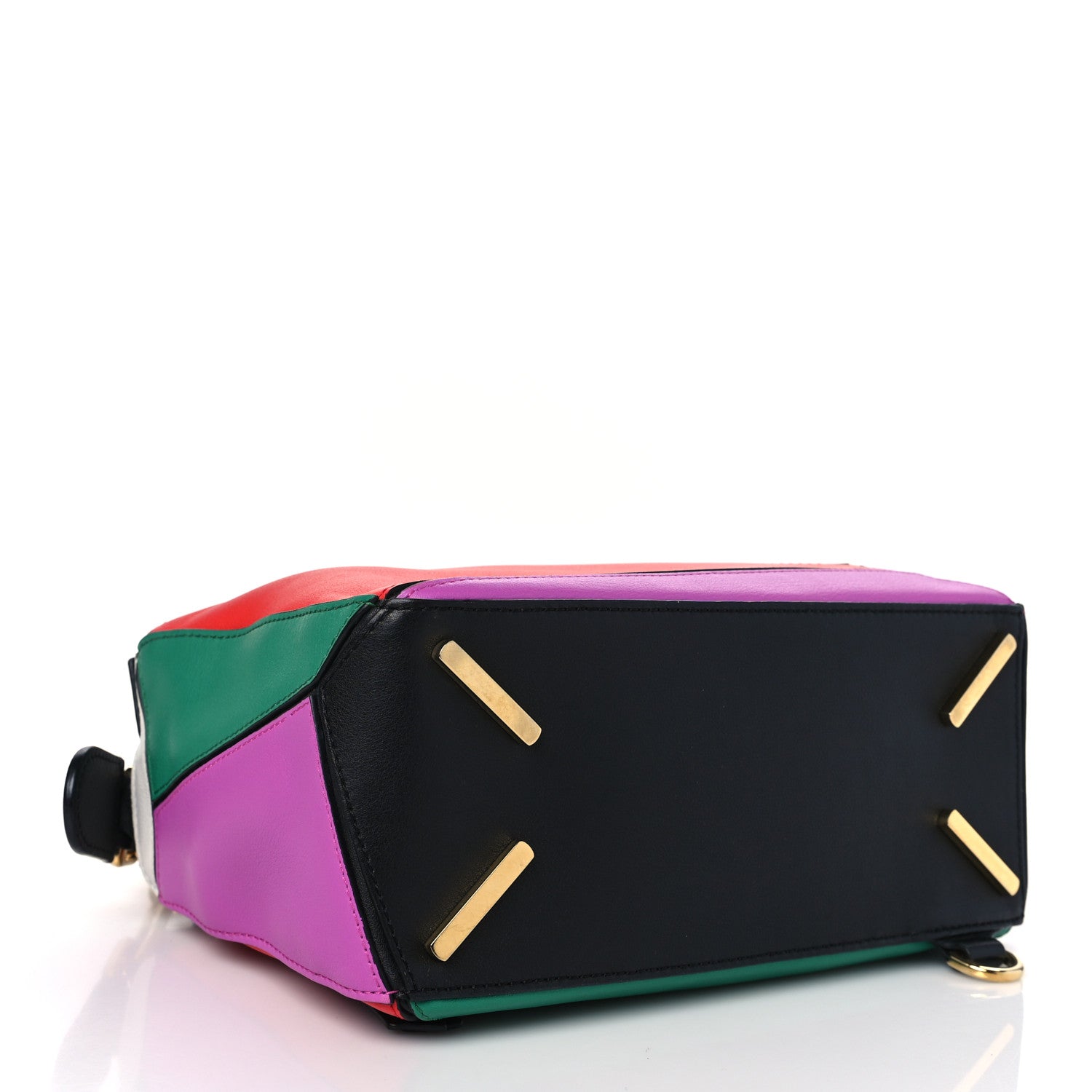 Loewe Calfskin Small Puzzle Bag Multicolor Black 4 of 14