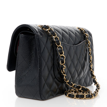 Chanel Caviar Quilted Medium Double Flap Black 3 of 11
