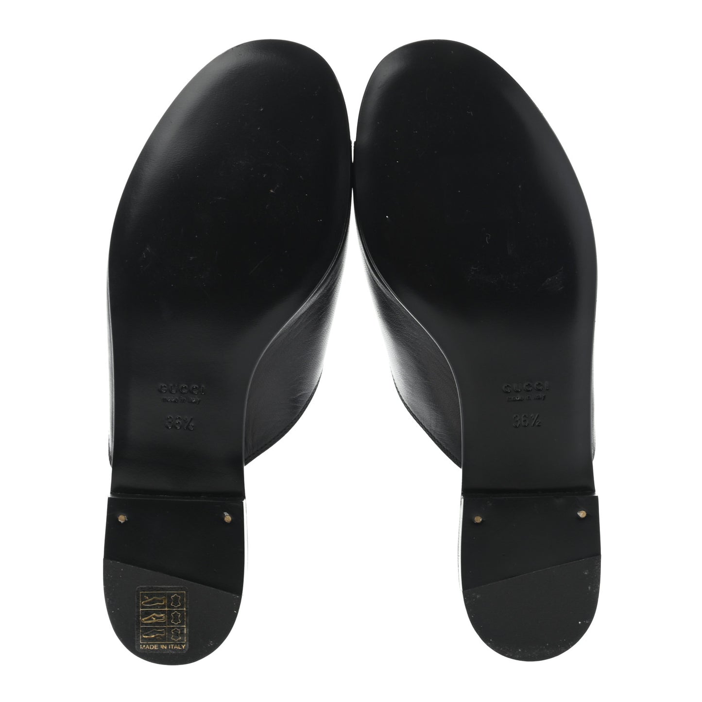 Malaga Kid Horsebit Slide Sandals 36.5 Black