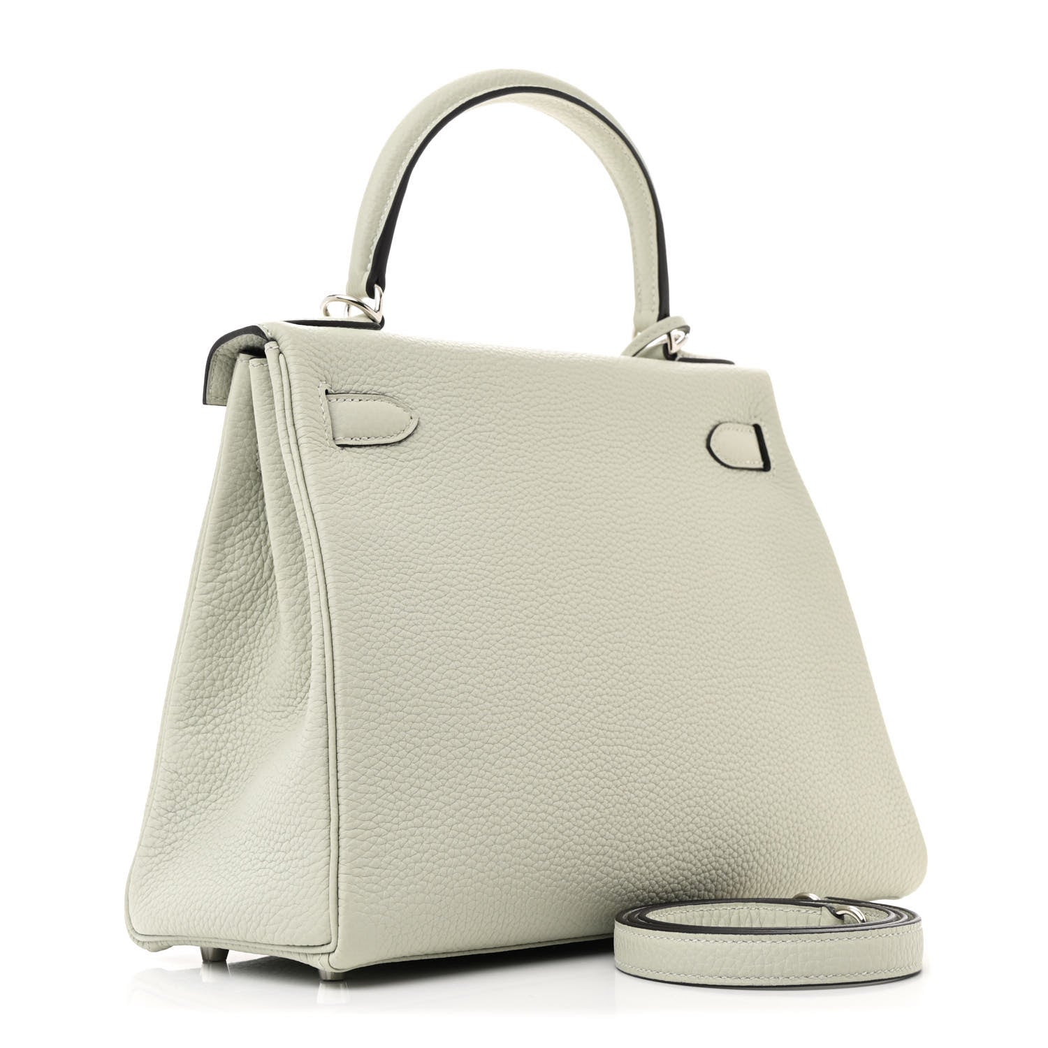 Hermes Togo Kelly Retourne 28 Gris Neve 3 of 13