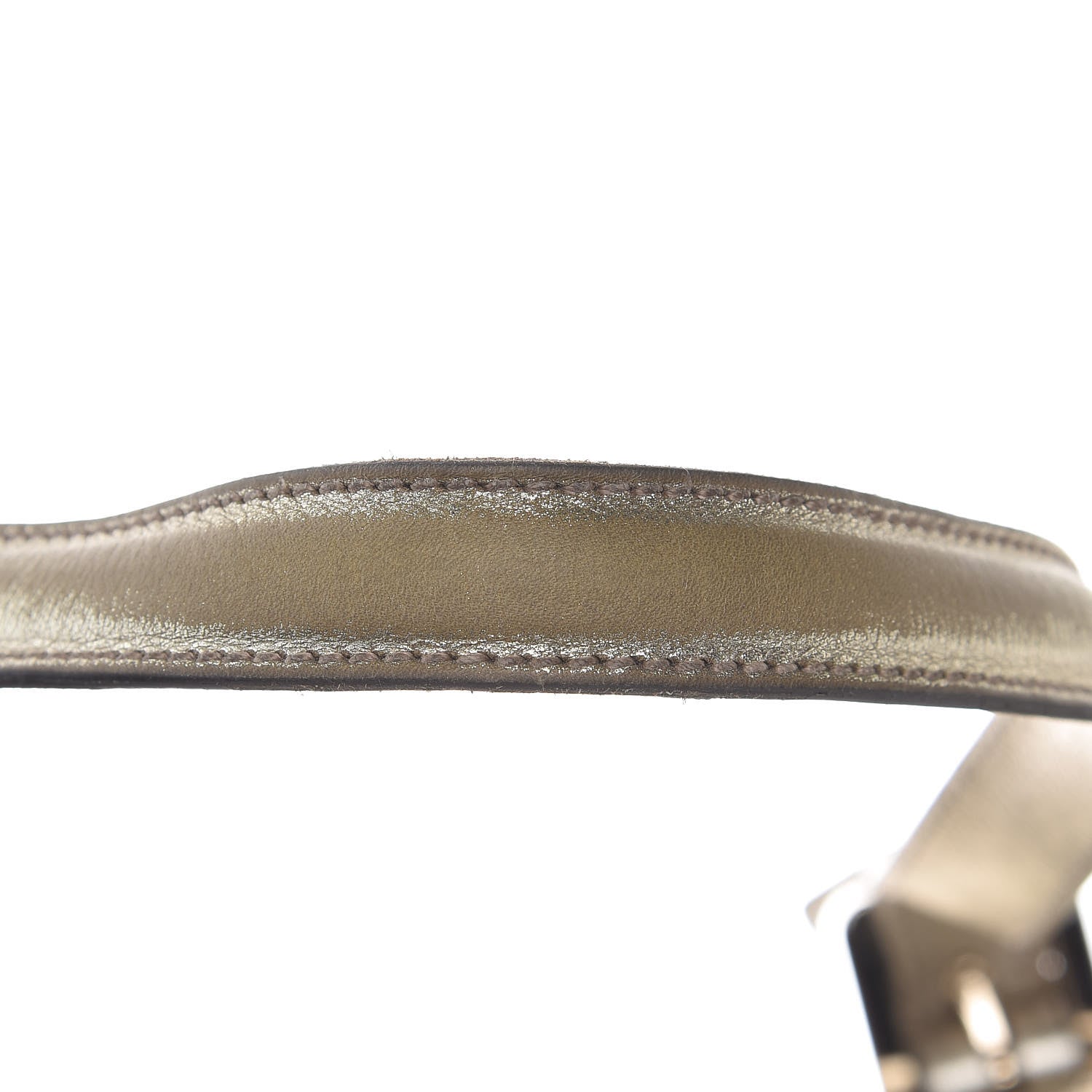 Gucci Metallic Calfskin Small Britt Boston Gold 11 of 17