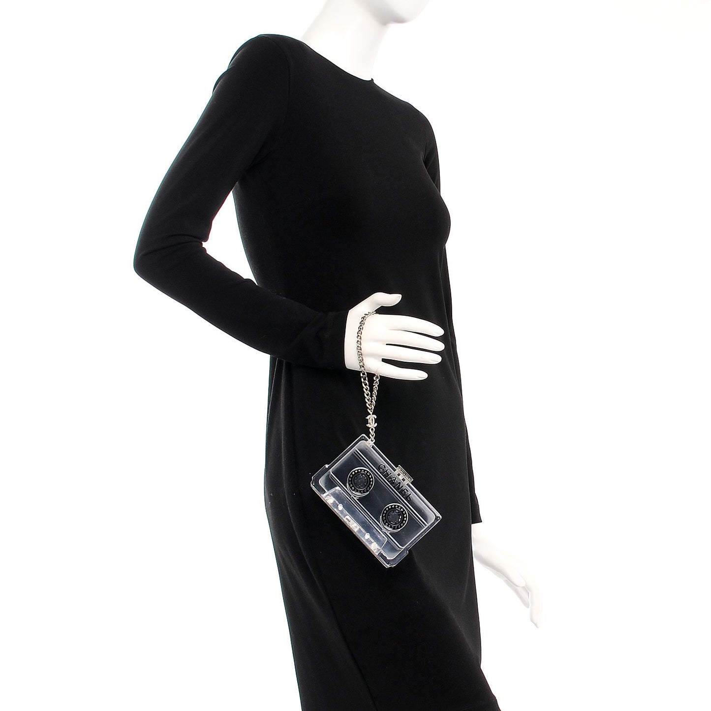 Lucite Cassette Clutch