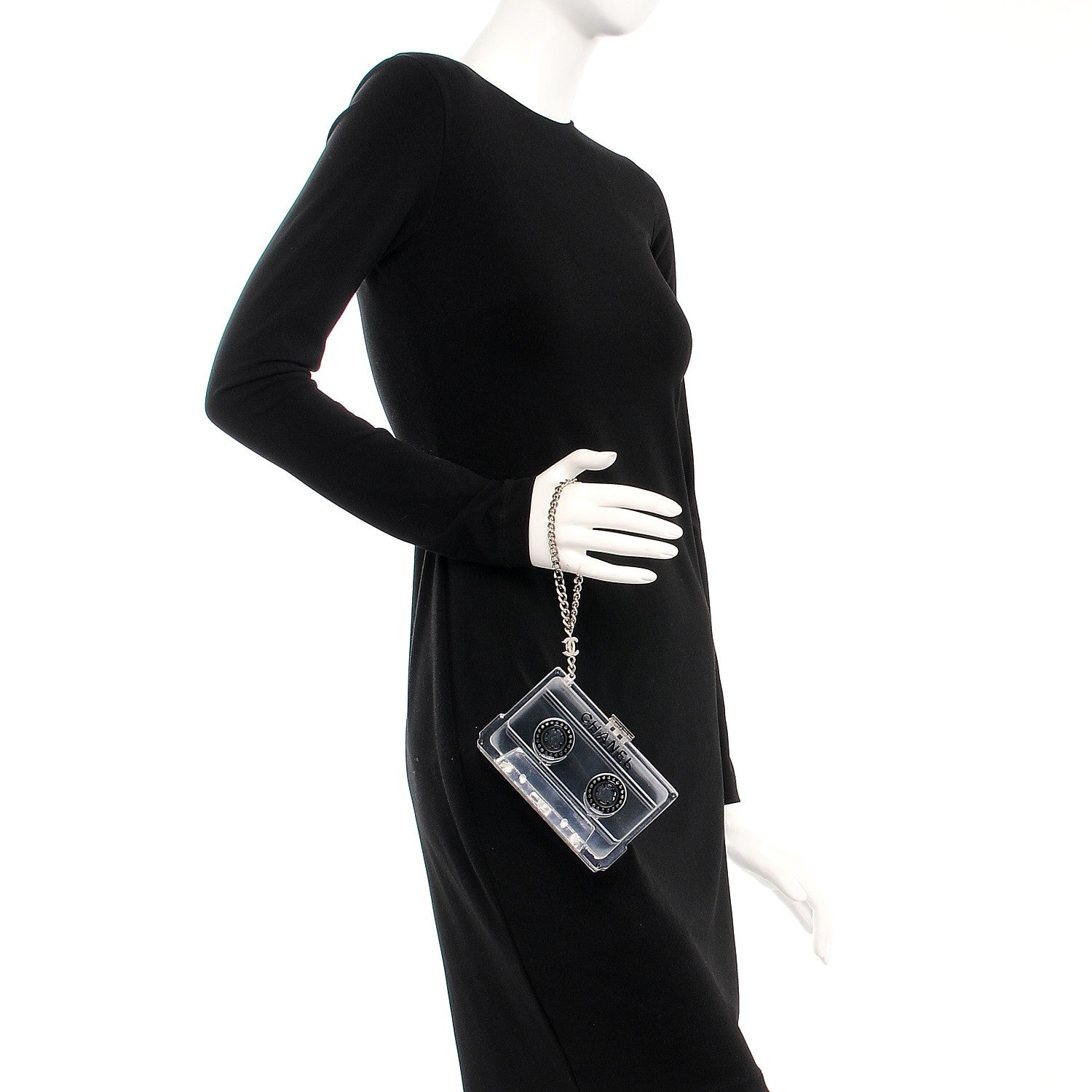 Chanel Lucite Cassette Clutch 2 of 7